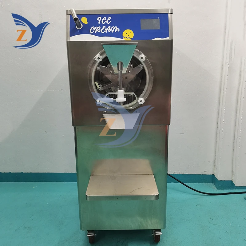 Hard Ice Cream Maker Machine ZY-38-1 Commercial Production Equipment Milk Tea Shop Automatic Bean Ball 60L/H Stall Buffet 2