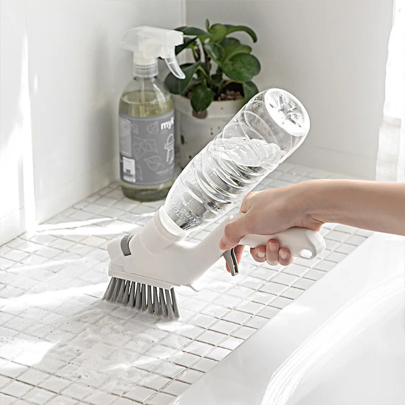 New bathroom cleaning brush gap brush two-in-one small clip hair window  cleaning brush kitchen multifunctional brush - AliExpress