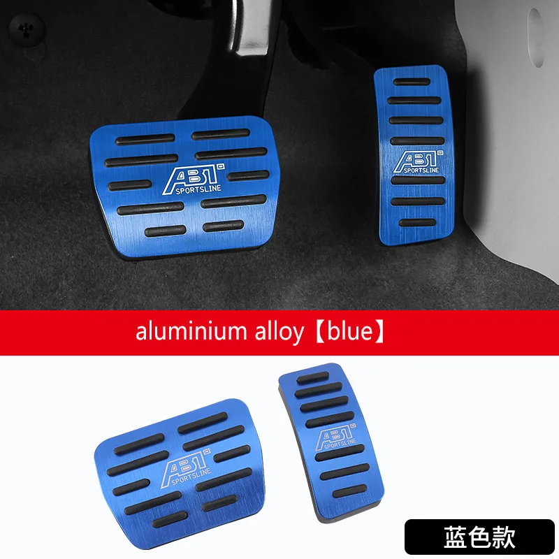 Stainless Steel Car Accelerator Brake Foot Rest Pedal Cover for Volkswagen VW GOLF 7 MK7 Seat Ibiza Ateca Audi A1 Skoda Fabia