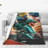 Fernando Alonso Throw Blanket Fleece Bedding Throw Blankets Cozy Lightweight for Couch Bedding Throws 3