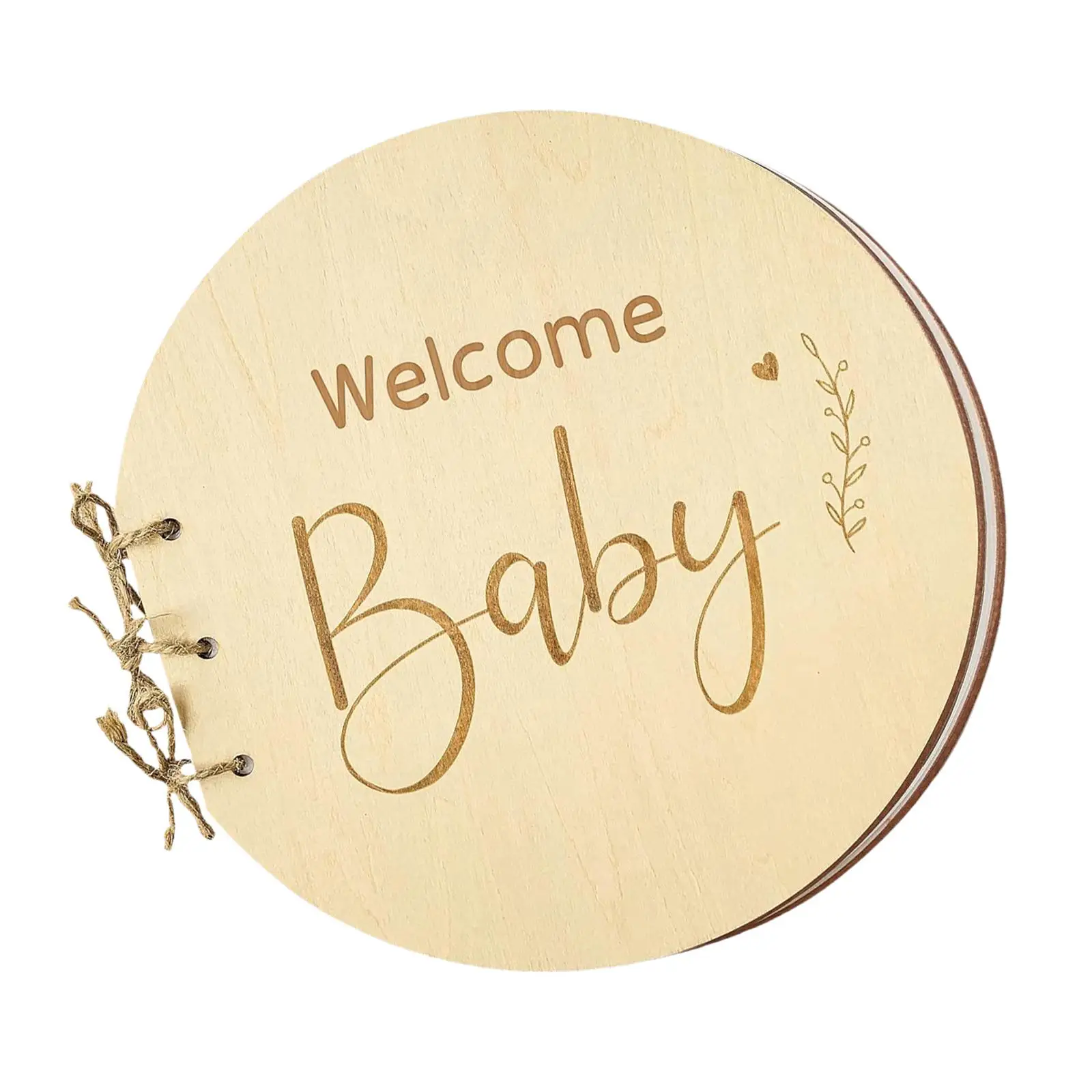 Baby Shower Guest Book 40 Pages Portable Alternatives Alternatives for Boy for Pictures Christenings Gender Reveals Mementos