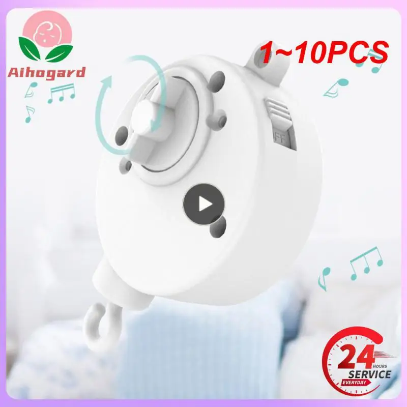 

1~10PCS Baby Mobile Crib Bed Bell Toy Windup Movement Music Box Machine Nursery Decoration