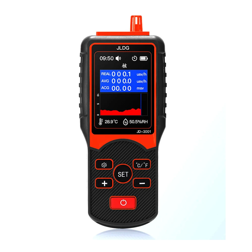 Radiation detector geiger counter JLDG Geiger counter nuclear radiation detector Y-ray Beta Gamma detector Geiger counter radioactivity JD-3001