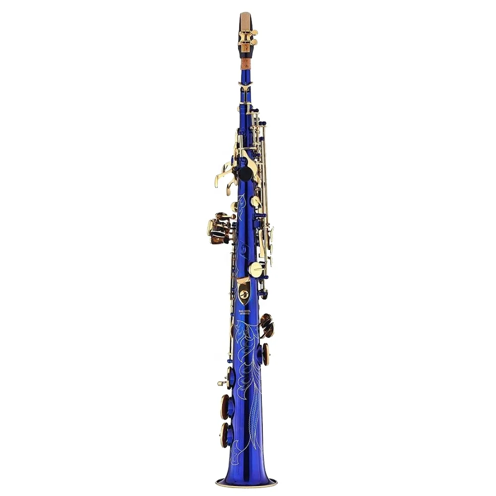 

SEASOND OEM High Quality Cheap Blue Soprano Saxophone JYSS101DBLL