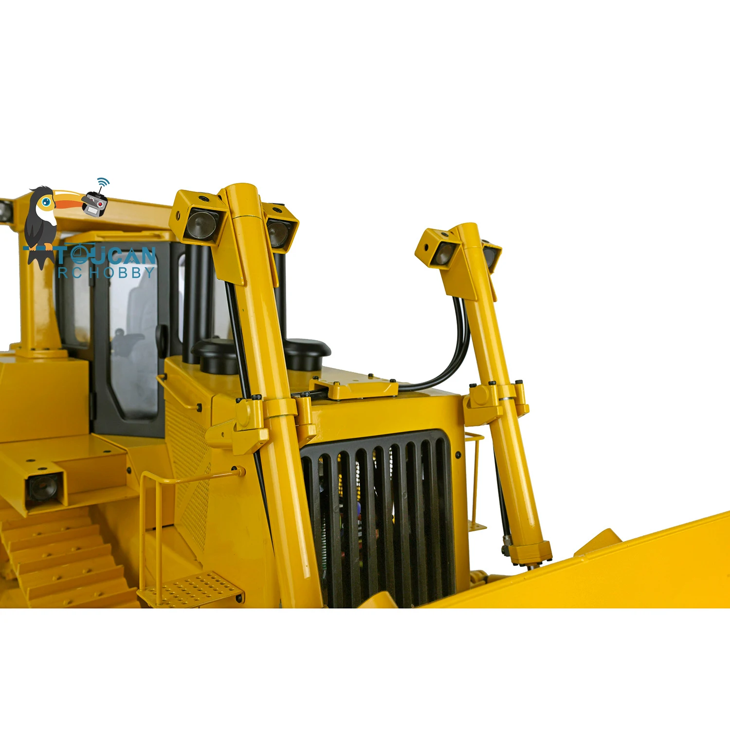 JDM 98 DXR2 D9T RC Hydraulic Bulldozer RTR 1/14 RC Metal Dozer Heavy Duty Machine JDModel with Light Sound Set Toys THZH1818 5