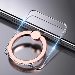 Clear 360° Rotating Phone Ring Holder and Stand with Finger Grip (NO.9)