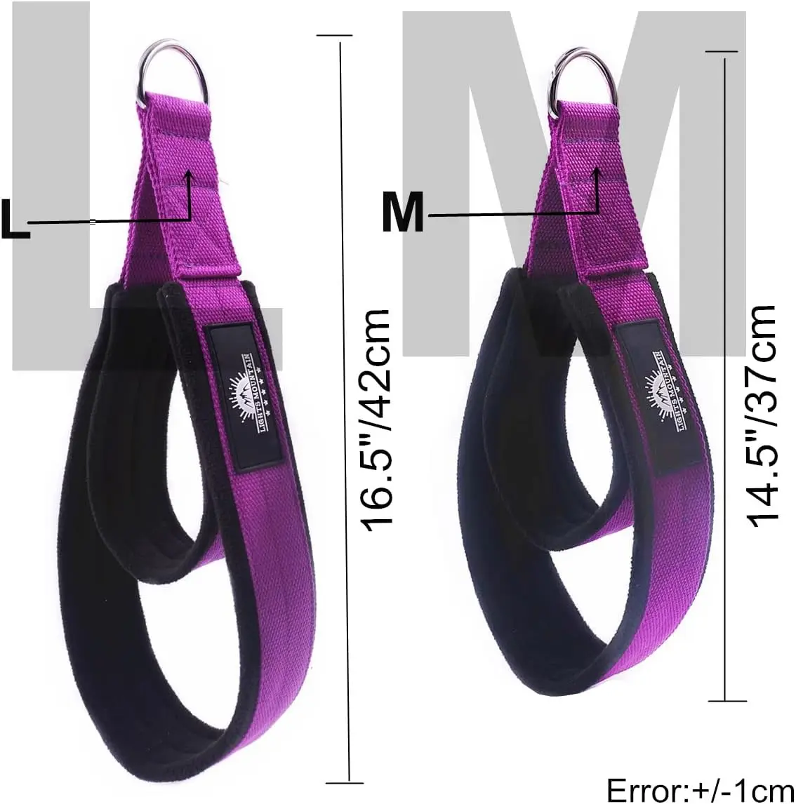 1 Pair Pilates Double Loop Straps for Reformer Fitness D-Ring Straps Handle Yoga Exercise Accessories for Home Gym Workout yoga strap aerial yoga strap