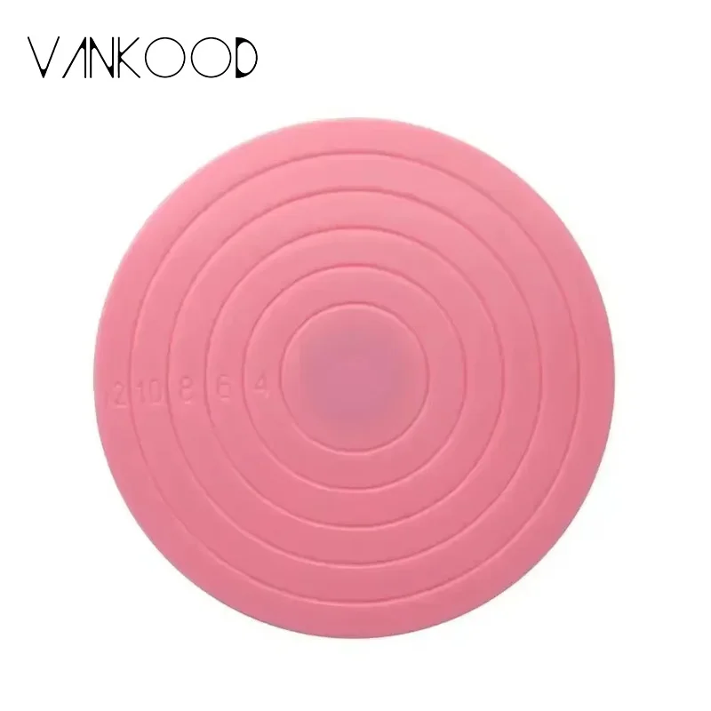 Practical Diy Clay Sculpture Turntable Rotation Plate Rotary Tools Pottery Decorating Rotating Accessaries Diameter 14Cm Plastic ceramic tools spinning turntable