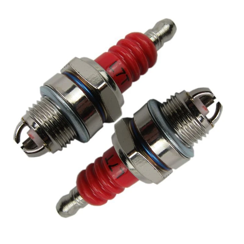 Spark Plug Three-sided Pole Spark Plug L7T 2 Stroke Electrode Chainsaw Brush Cutter Engine 2500 3800 4500 5200 Replace Accessories