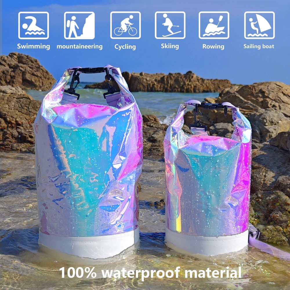 Waterproof PVC Beach Bag Backpack for Outdoor Sports