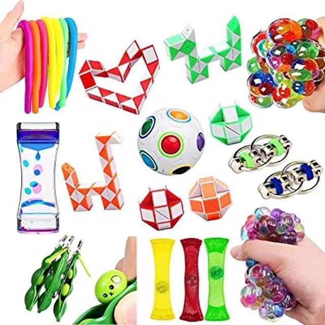 23pcs big fidget Toy Adult Child Anxiety Toys Pack for girls