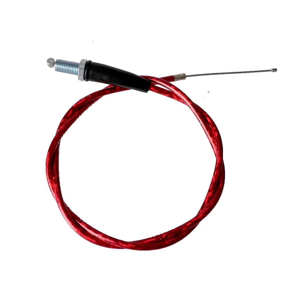 Ensemble Accélérateur Moto 22mm CNC Avec Câble - Universel Pour CRF50 KLX SSR TTR Pit Bike - Rouge