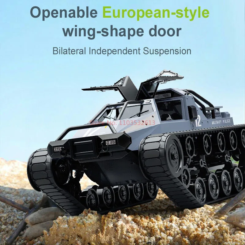 Ev2 Simulation G2061 Off-road High-speed Track Drift 2.4g Tank Armored Vehicle 1:12 Climbing Boy Remote-controlled Tank Toy 5