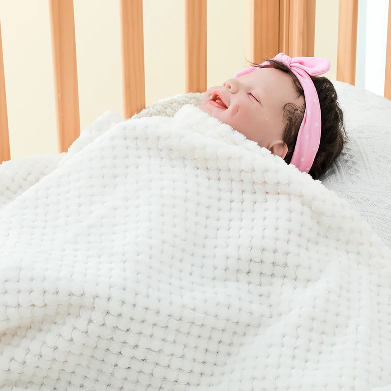Pineapple Plaid Baby Blanket Swaddle Blanket Children Sofa Throw Thickened Solid Color Flannel cotton muslin blanket cotton gauze blanket cotton blanket knit blanket fleece blanket cotton swaddle cotton knit blanket swaddle blanket plush blanket coral velvet blanket custom blanket