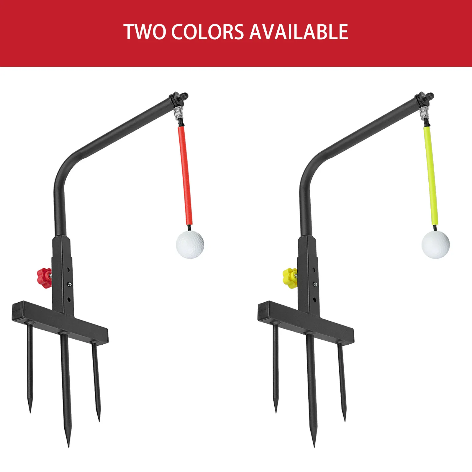 Golf training device iron rack ball iron fork swing training device iron swing high throw ball exercise good mood at any time