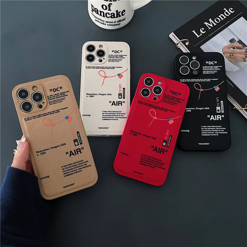 LuxuryPUSNEAKERSshoelaceLeathersoftcaseforiphone14ProMax12