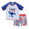 Kids Boy Swimsuit Cool Print 2 Pcs/lot 1-7 Years Summer Children Board Shorts Children Boys Swimwear Beach Surfing 3