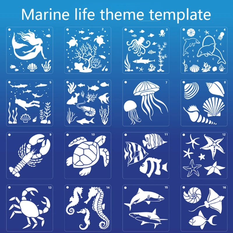 Рисунок 5 - набор трафаретов для рисования «сделай сам»