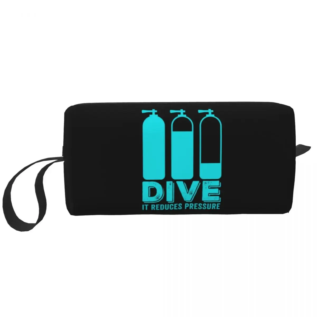 

Женская косметичка для дайвинга с аквалангом, индивидуальный органайзер для косметики, подходит для дайвинга, хранения косметики