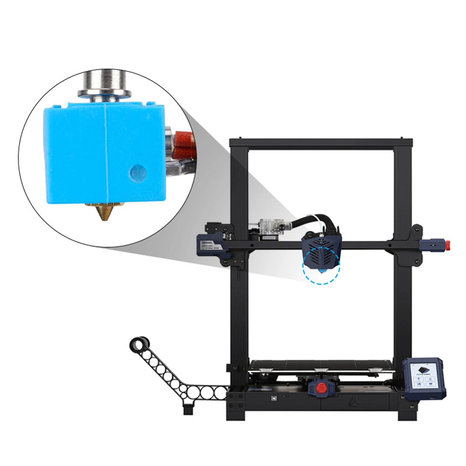 24V 60W Hotend K Per Anycubic Kobra 2 Kobra 2 Neo Pro Plus Max Stampante 3D Testina di Stampa J-testa Ottone Acciaio Duro Vulcano Ugello  7