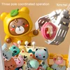 Children's Scratching Doll Machine Small Home Mini Clip Doll Girl Large Coin Twister Toy Interactive Children's Birthday Gift 4