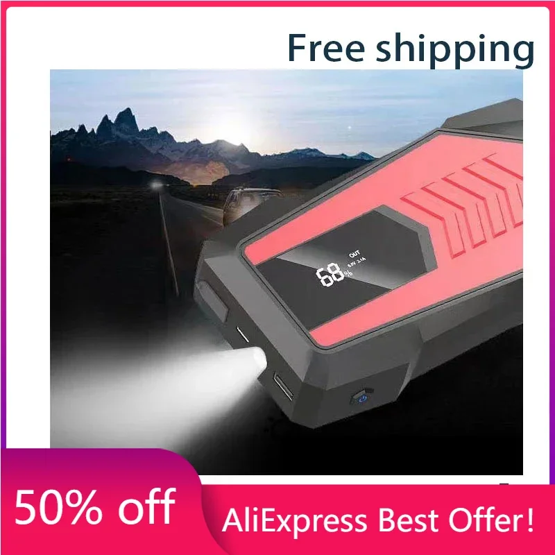 

3200A Jump Starter Power Bank Portable Charger Starting Device For 8.0L/6.0L Emergency Car Battery Jump Starter Free shipping