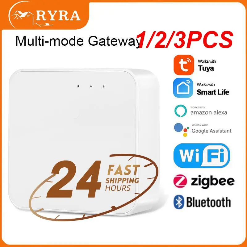 

1/2/3PCS Multi-mode Gateway Zigbee Tuya Smart Home Bluetooth Mesh Hub Smart Life Remote Controller Works With Alexa Echo