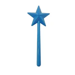 Magical Star Wand Spice Dispenser Set - Portable Refillable Salt & Pepper Shakers (Blue-3 holes)