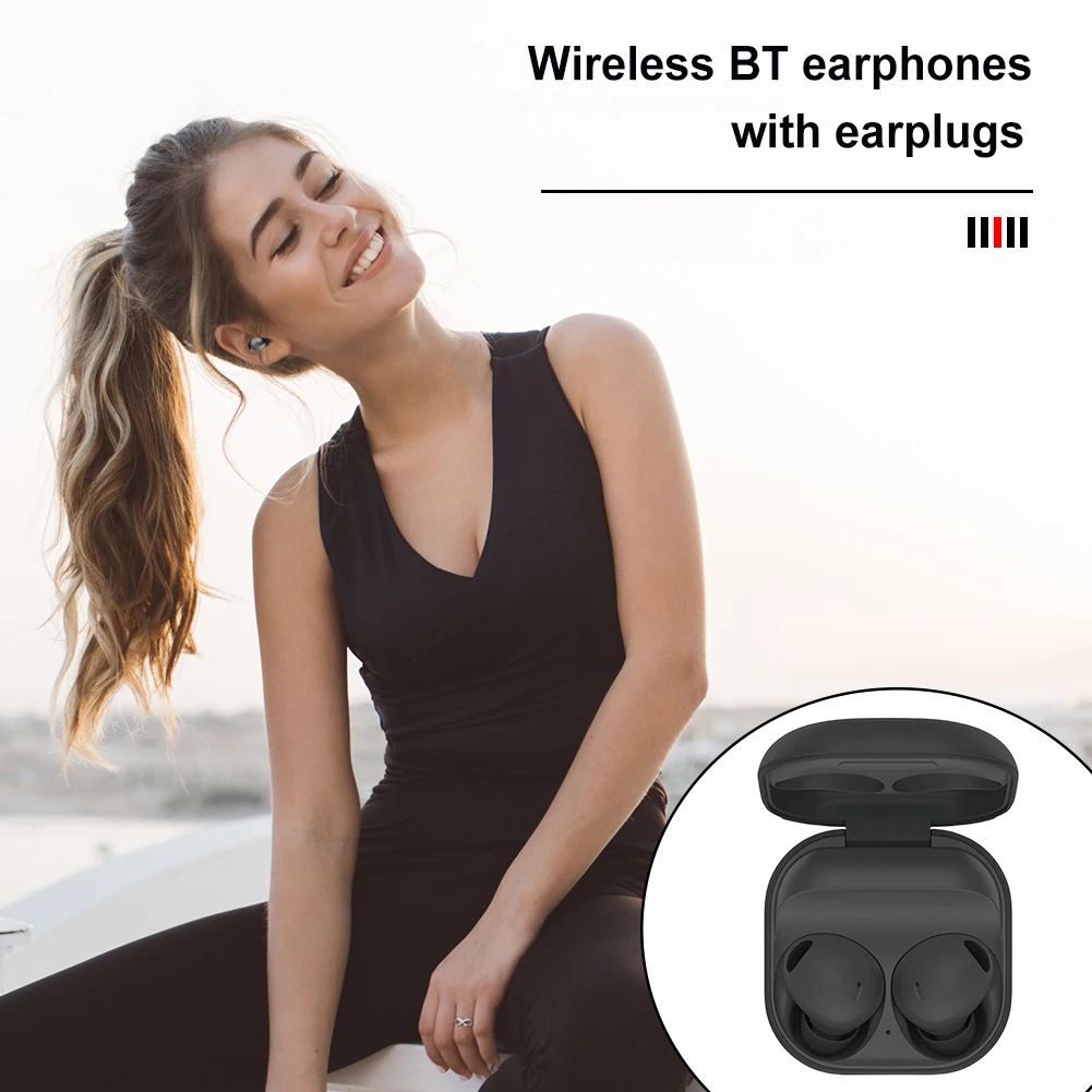 For Galaxy Buds2 Pro Earbuds Touch Control Wireless Headphones Noise Reduction Bluetooth-Compatible with Charging Box for iPhone 2
