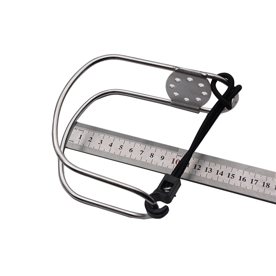 Staffa Per Salvagente A Ferro Di Cavallo In Metallo - Supporto Regolabile Per Barche E Nautica - Dimensioni 52x38x185 Mm
