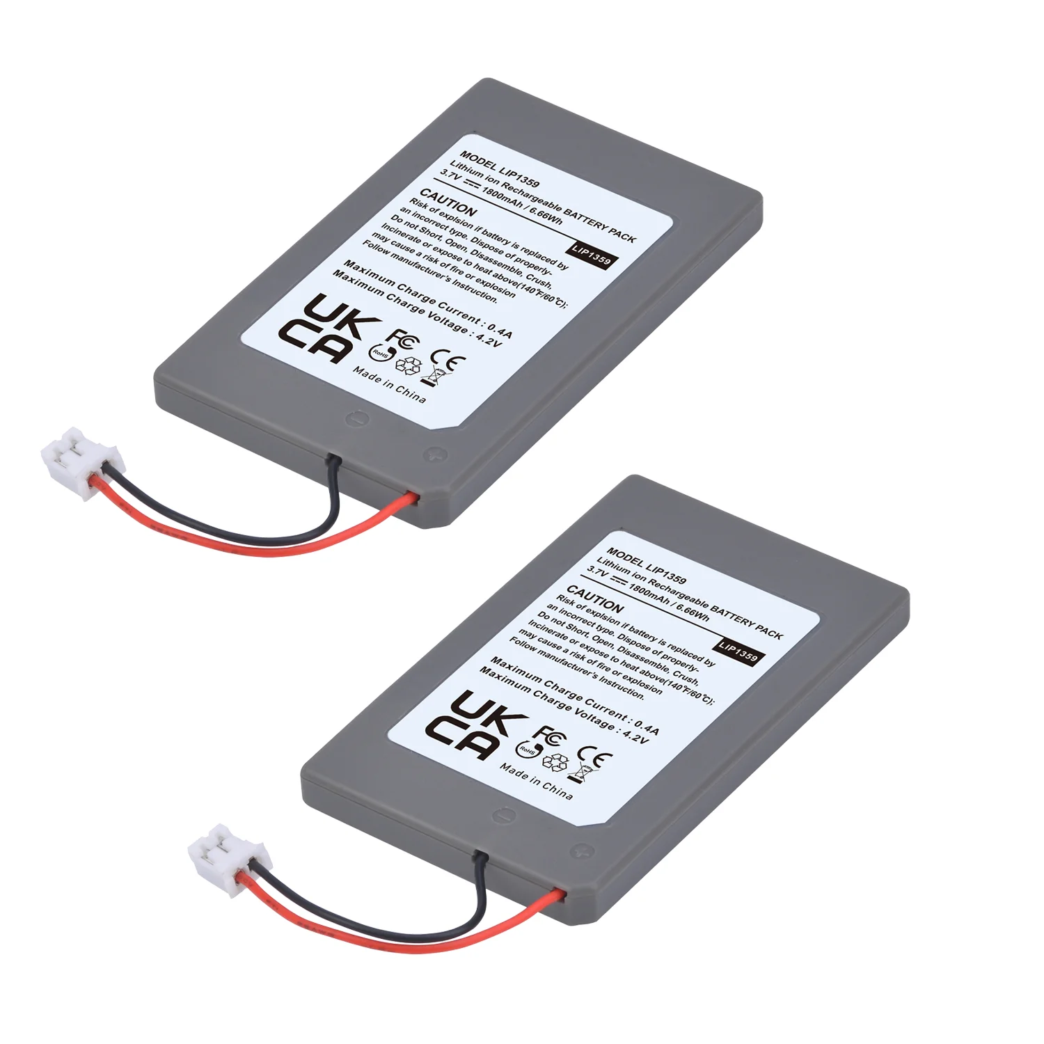 High-Capacity 1800mAh Replacement Battery for Playstation 3 Controllers