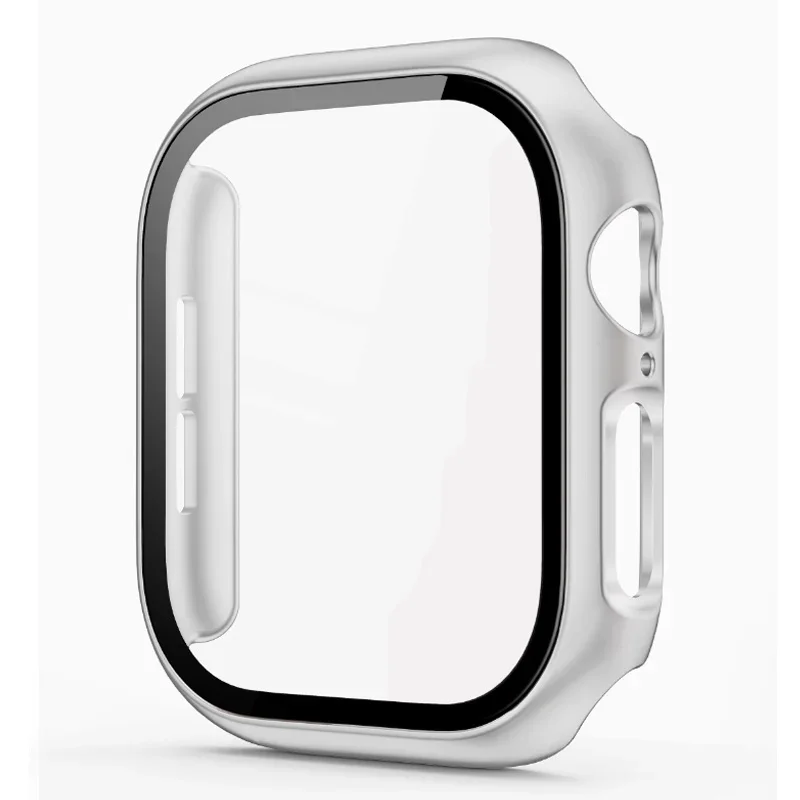 Apple Watch Matte Hard Bumper with Tempered Glass Screen Protector - 2025 Edition