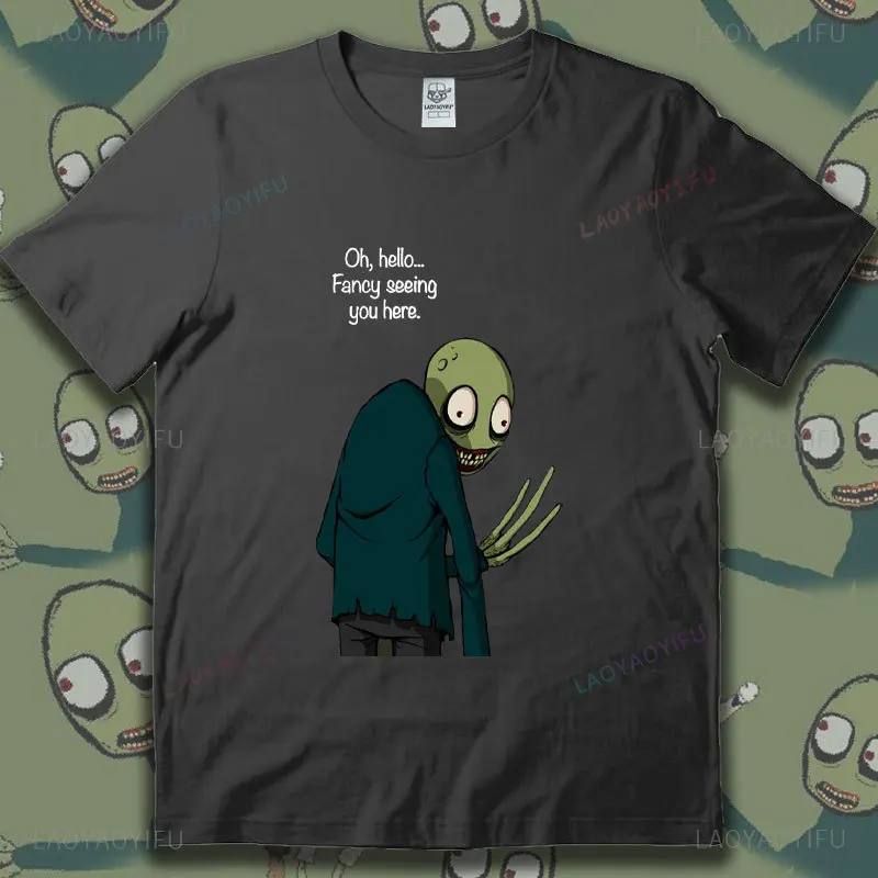 Salade Doigts Cuillère Graphique Humour Kawaii Vêtements Hauts Drôle Unique Hommes Femmes Loisirs Dessin Animé Coton T-shirts_voghion.com