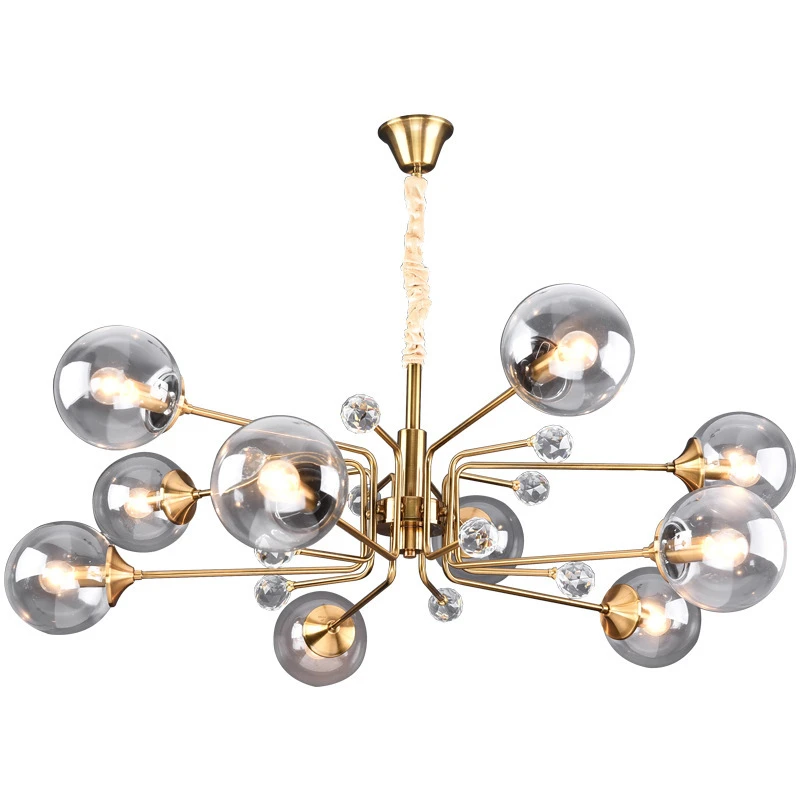 Lampadario A Soffitto Moderno A Led Lampada A Sospensione Di Lusso In Vetro Per Apparecchi Di Illuminazione Del Soggiorno Lampadari A Sospensione Del 