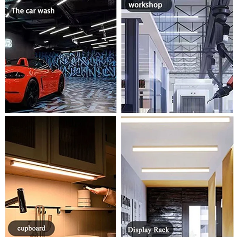 T5 T8 Led Tube Light 220V 110V Wall Lamp Bulb Light 10W  lampa For Home Indoor Kitchen Lighting Garage Light Ceiling Lighting