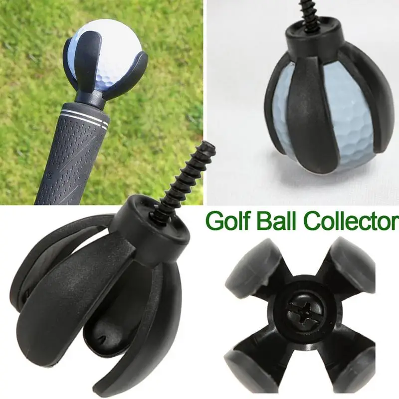 Recogedor de bolas de Golf para Putter de 4 puntas, palo de Golf con ventosa, con tornillos, recogedor de bolas superior