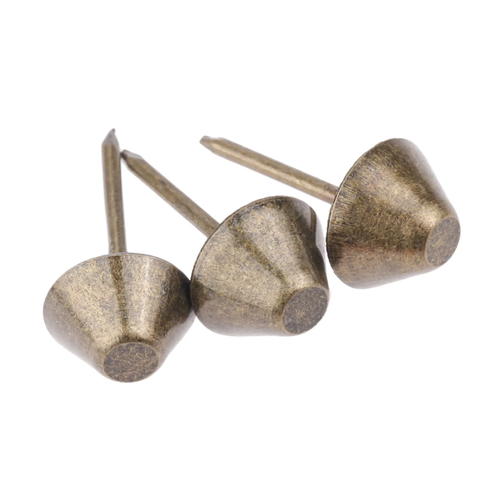 50Pcs 11*17mm Antique Bronze Upholstery Nail Jewelry Wooden Box Case Furniture Sofa Wood Door Decorative Tack Stud Pushpin