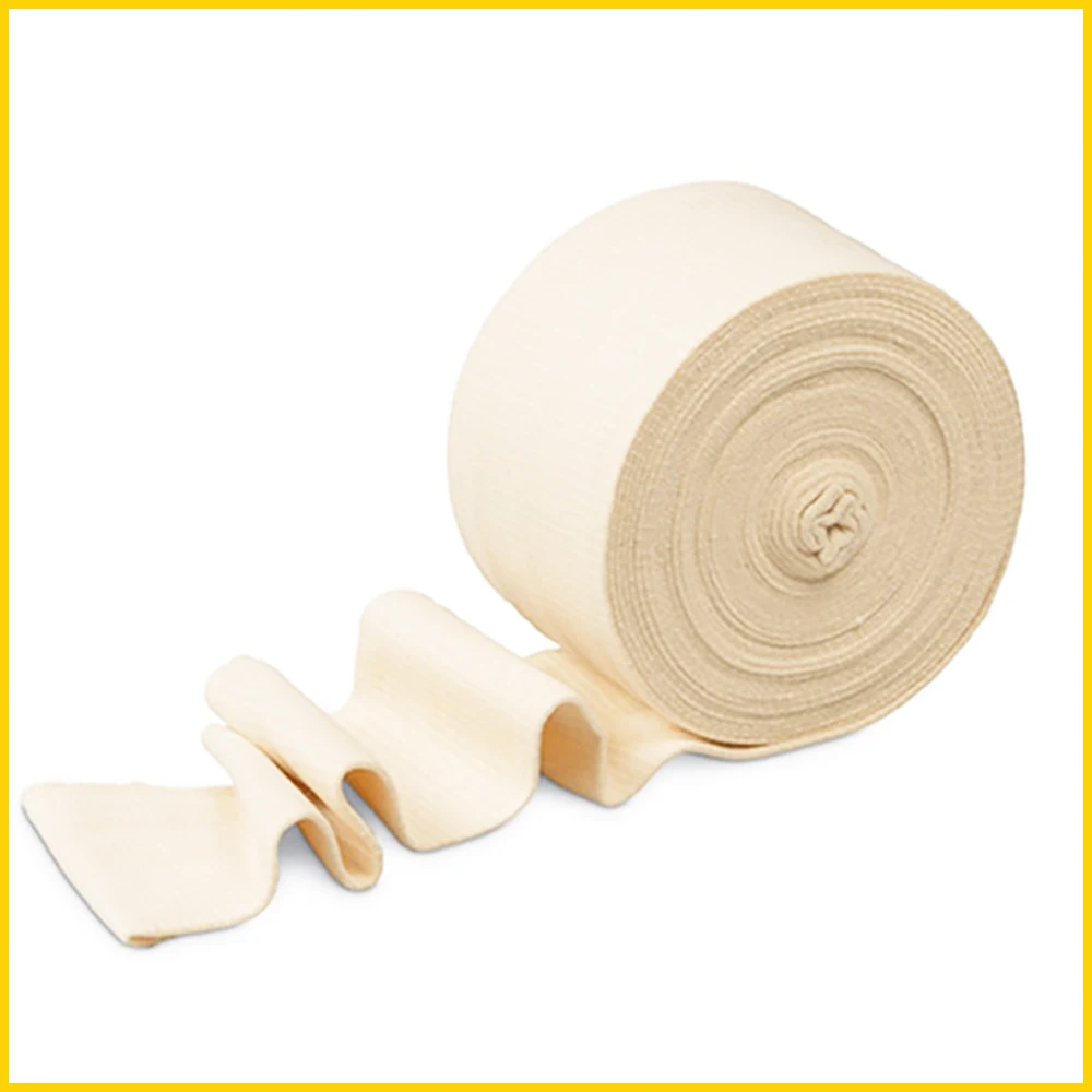 1m Pet Dog Cat Canine Feline Pure Cotton Plaster Socks Limbs Polymer Bandage LinerTubular Sterilization Surgical Gown Elastic