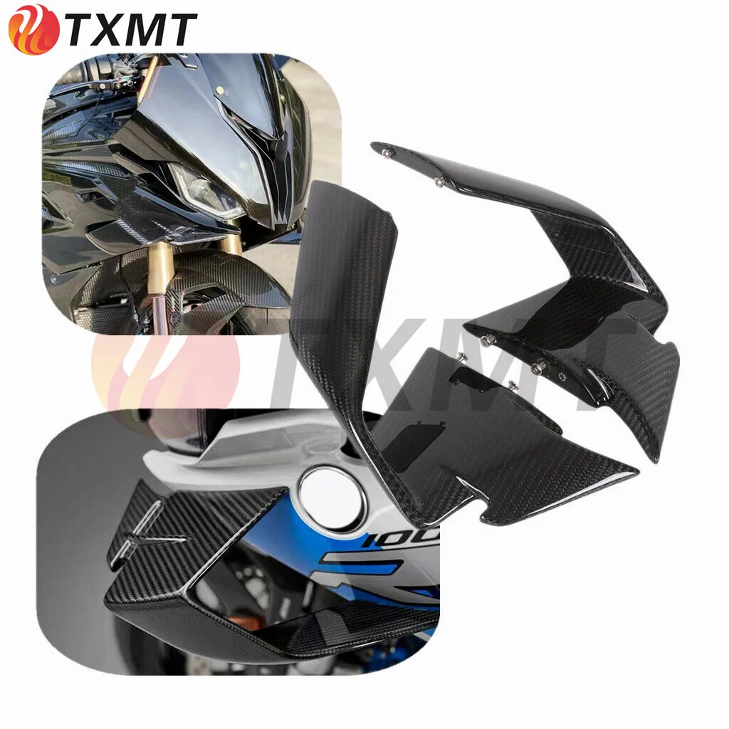 

Подходит для BMW S1000RR MS1000RR 2019-2022, углеродное волокно, фиксированное лезвие крыла, аэродинамический комплект