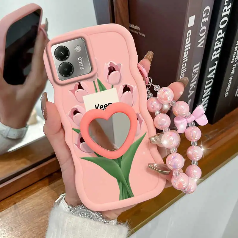3-Piece Stay Happy Phone Case Set with Lanyard & Stand