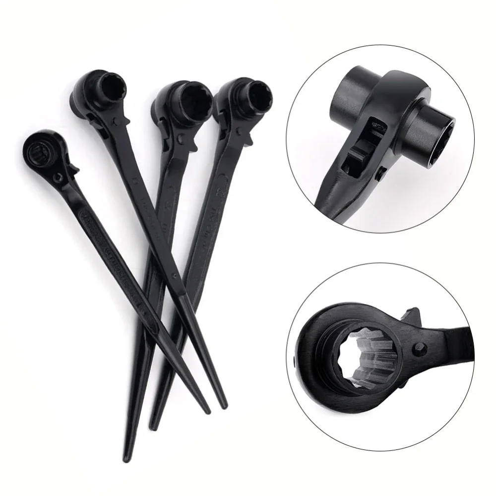 TINSOL 30-32mm 산업용 육각 래칫 스패너 양방향 다기능 래칫 소켓 렌치 래칭 소켓 렌치