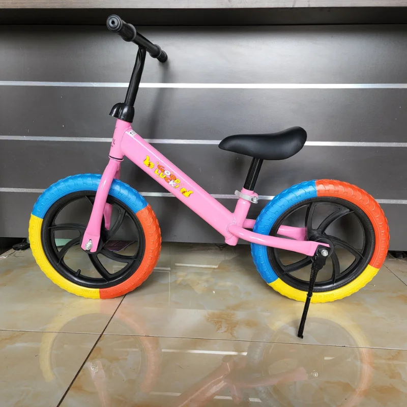 Bambini Balance Bike Gonfiabile Gratuito Per Ragazzi E Ragazze Bici Per Principianti 3-7 Anni Skateboard Sicuro E Resistente Alla Caduta