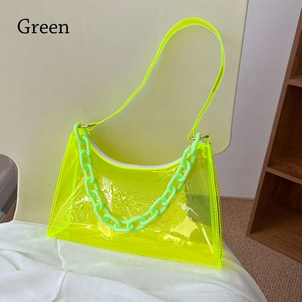 Summer Casual Jelly Shoulder Bag - Chic Underarm Purse Handbag