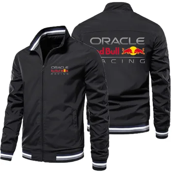 Red Bull Logo Racing Team Uomo Giubbotti Cappotto Primavera Autunno Maschile Giacca oversize Cappotti 2025 Nuovi abiti sportivi casual da uomo 1