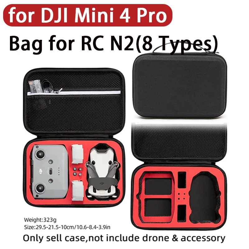 Custodia Rigida Impermeabile Per DJI Mavic 4 Pro: Valigetta Da Viaggio Con Spazio Per Drone, Telecomando RC 2, 2 Batterie E Accessori, Colore Nero - 5
