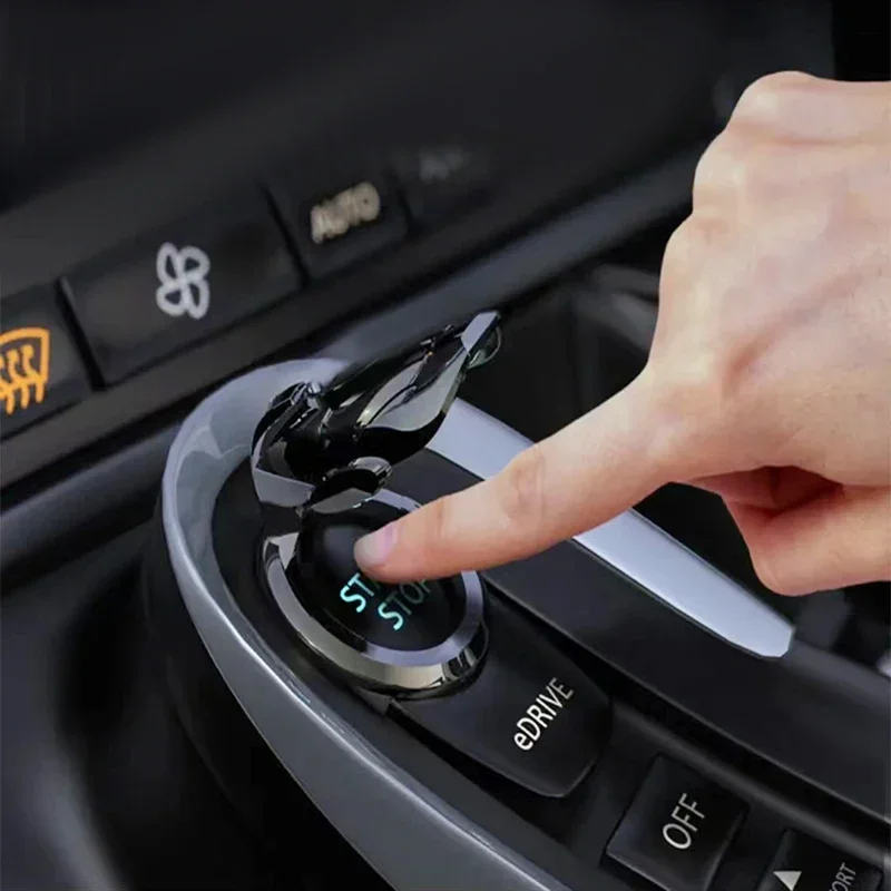 1Pcs Car One-touch Start Cover Engine Ignition Switch Button Decor Sticker Nissan Nismo Almera Tiida Teana GTR Juke Versa car sticker protector,car door sill sticker,car grill sticker,wheel center hub cap sticker