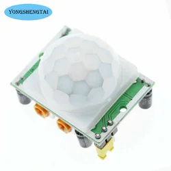 Lot de modules pour détecteur de mouvement PIR Arduino, ensemble de 5 pièces SR501, HC SR501, ajustable IR, capteur à infrarouge pyroélectrique, 