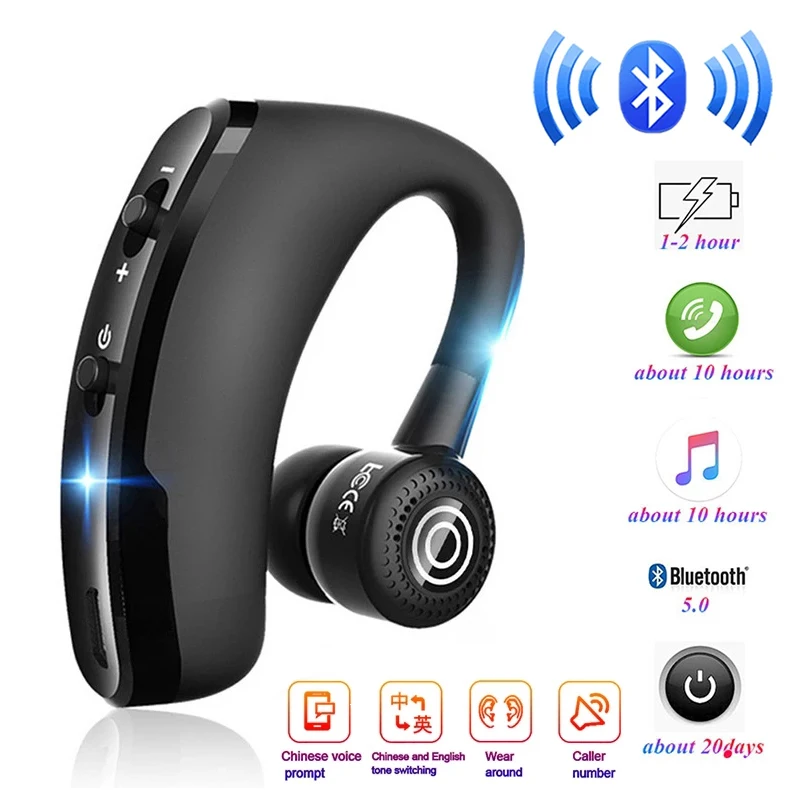 Bluetooth-наушники V9 с микрофоном и поддержкой Bluetooth 5,0