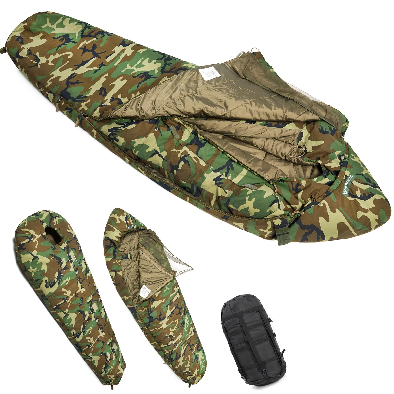 MT Military Modular Infantry Tactical Mummy Sleeping Bags, Army