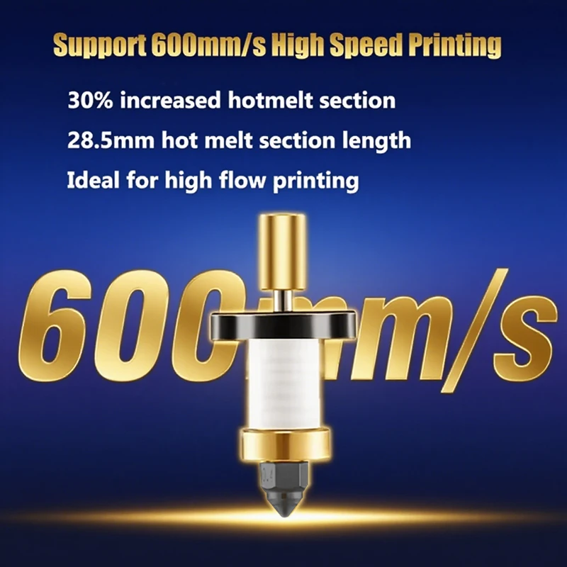 Advanced High-Temperature Hotend Kit with Ceramic Heating Block